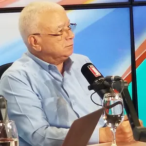 A bird sitting on a nest of eggs.