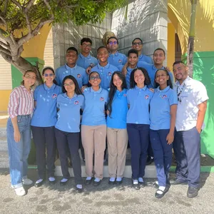 A bird sitting on a nest of eggs.