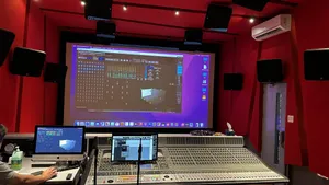 A bird sitting on a nest of eggs.